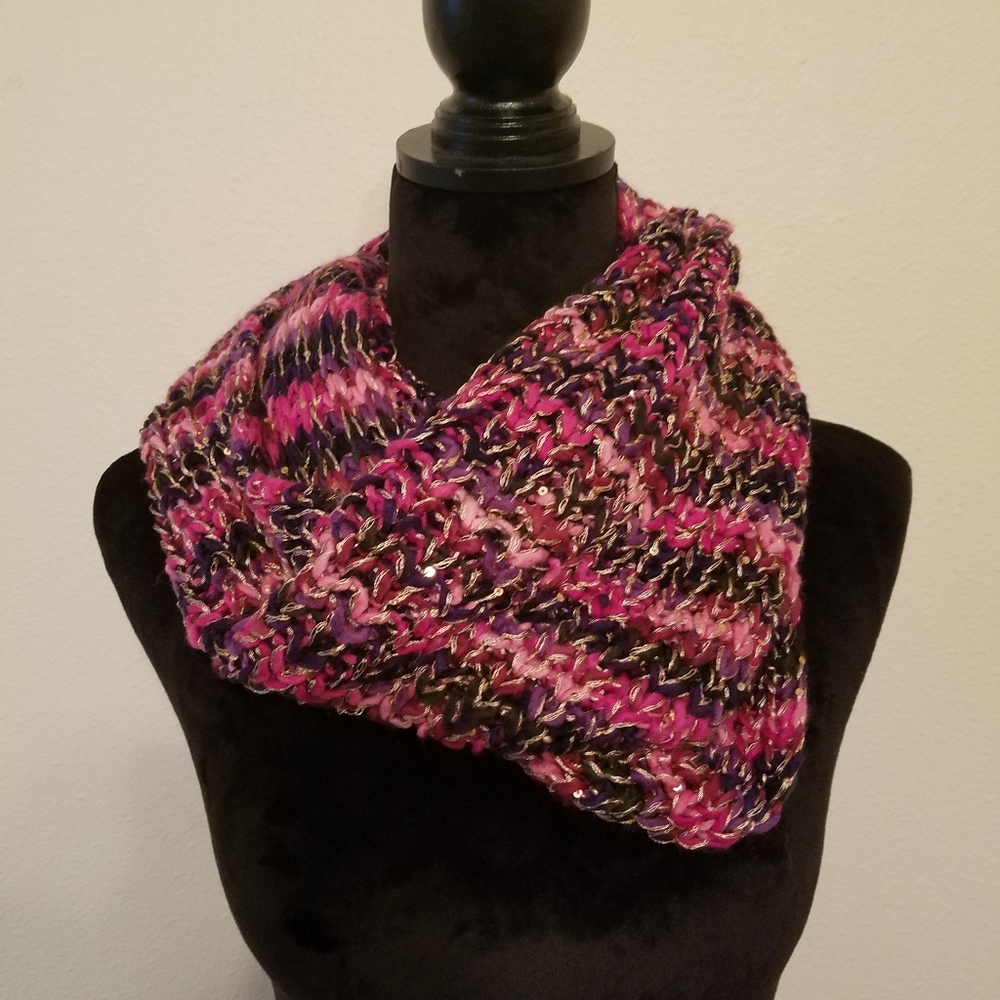 Brand New Infinity Knit Scarf | Multicolored